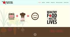 Desktop Screenshot of healthyfoodforhecticlives.com